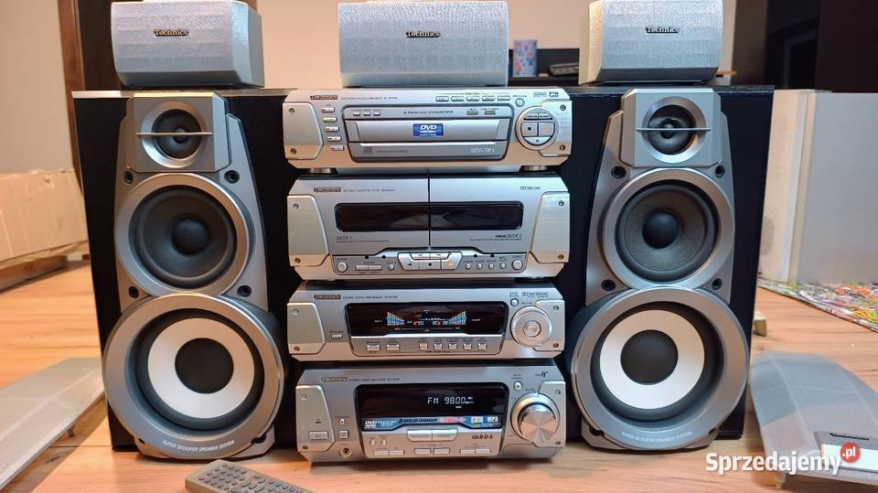 Wieża Technics dv290 DVD i MP3 Najwyższy model Łęka Opatowska