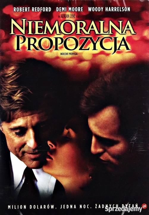 NIEMORALNA PROPOZYCJA ROBERT REDFORD LEKTOR DVD Kalisz