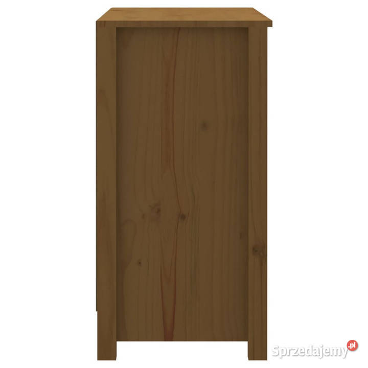 Regał na książki miodowy brąz 80x35x68 drewno Warszawa