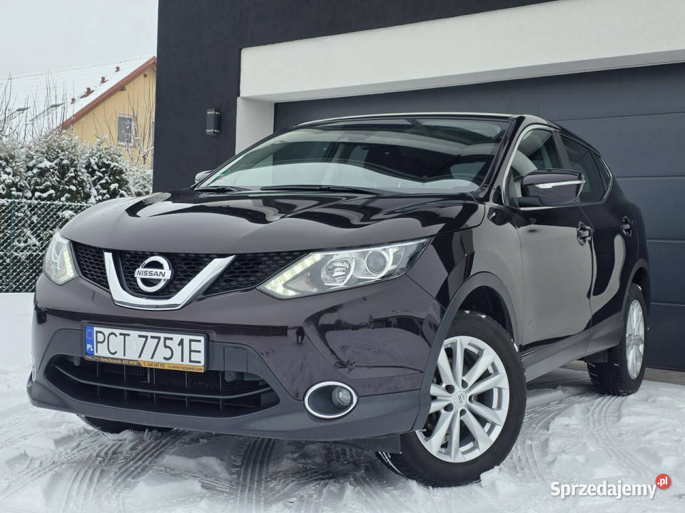 Nissan Qashqai bezwypadkowyŚLICZNYkameraNOWY kurtyny powietrzne Qashqai Czarnków