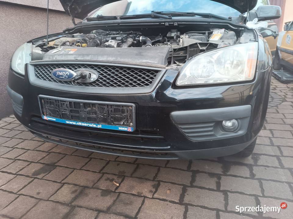 Ford Focus MK2 zderzak przód przedni czarny F3 Częstochowa sprzedam