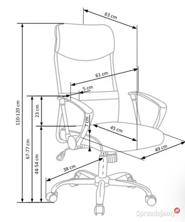 Nowy fotel obrotowy Vire Popiel Kraków