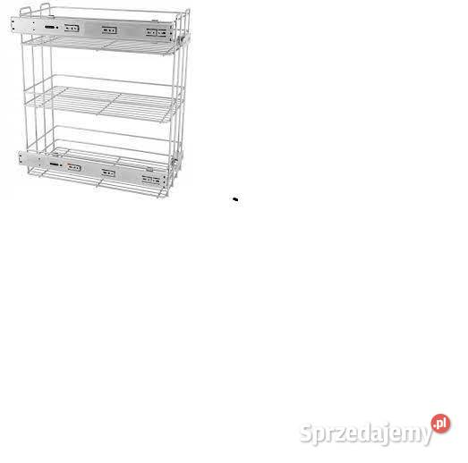 KOSZ CARGO 15 1503 DOLNE DOMYK SLIDE CHROM EFEKT Akcesoria meblowe Akcesoria meblowe