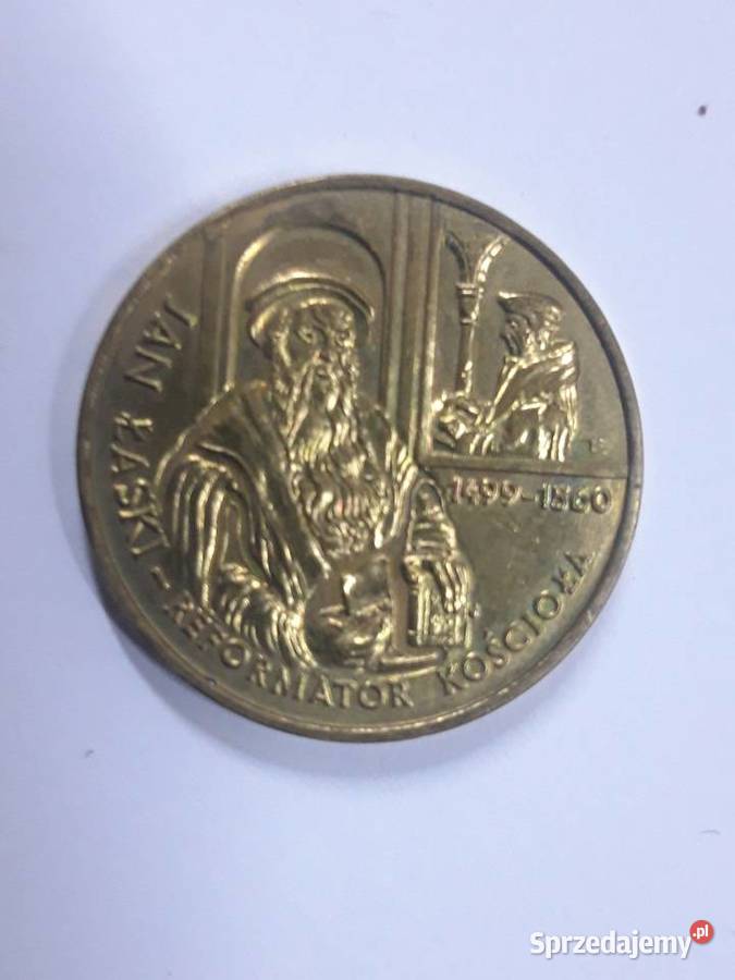2 złote Jan Łaski Reformator Kościoła śląskie Gliwice
