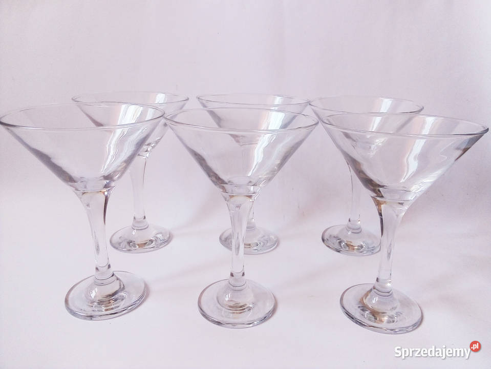 6 kieliszków do martini Kieliszki i pucharki Zastawa stołowa Częstochowa sprzedam