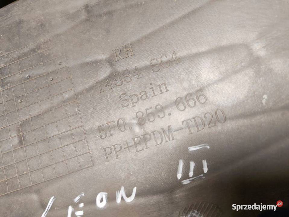 Kratka Zderzaka Przedniego Prawa Seat Leon III Atrapy Pleszew