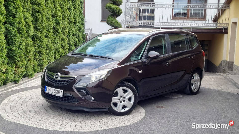 Opel Zafira Serwis 14 Turbo Pakiet Zima brązowy mazowieckie