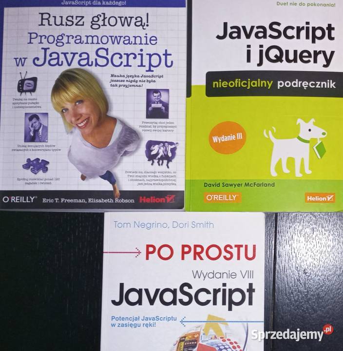 3x JaVa Rusz głową programowanie w JavaScript i Rzeszów