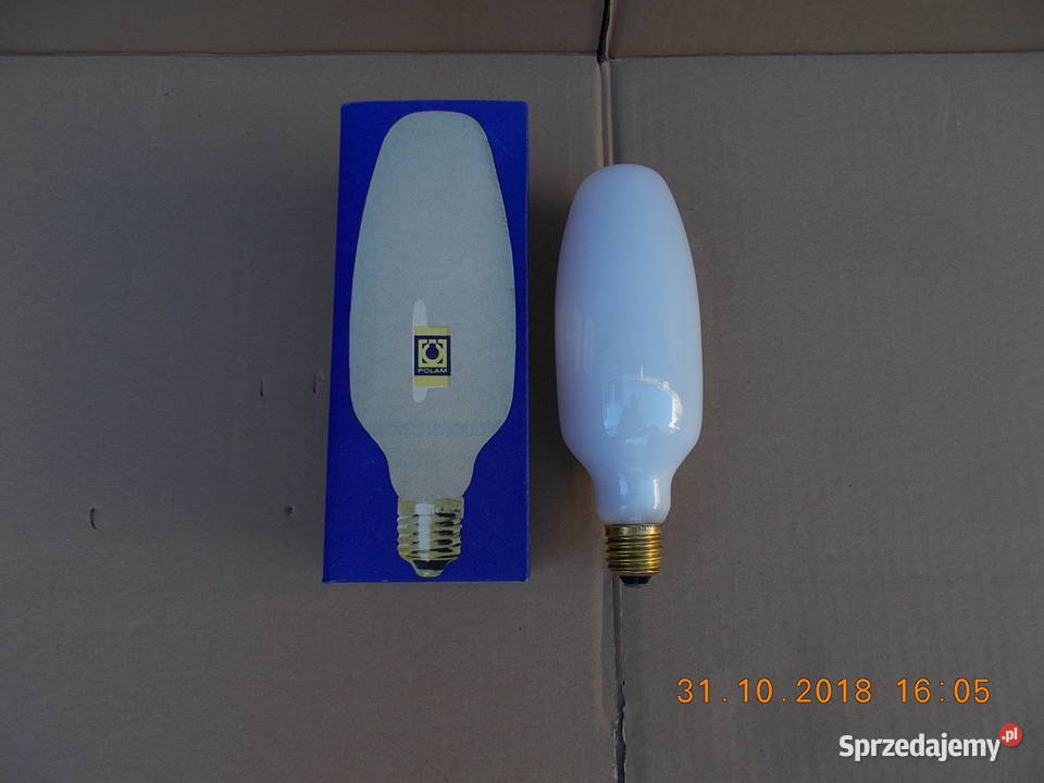 PRL STARA POLSKA ŻARÓWKA VINTAGE POLAM OF71 biały