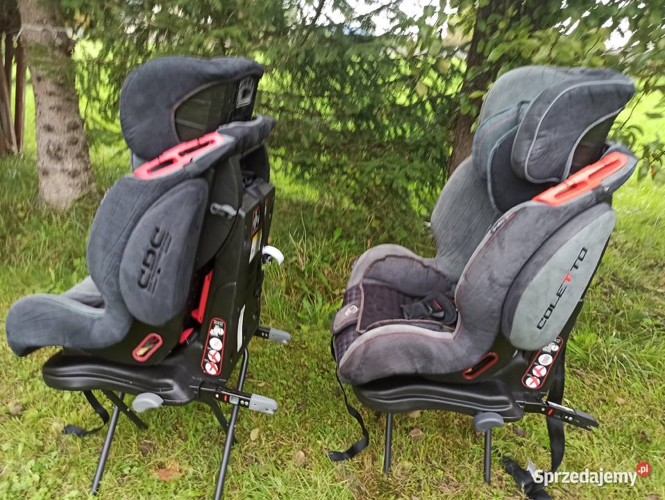 Foteliki Coletto Sportivo ISOFIX małopolskie Kraków sprzedam