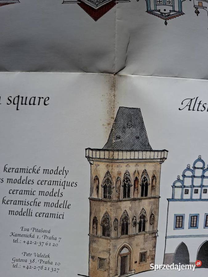 Plan miasta Praga Praha inf turystyczne 7 Kraków