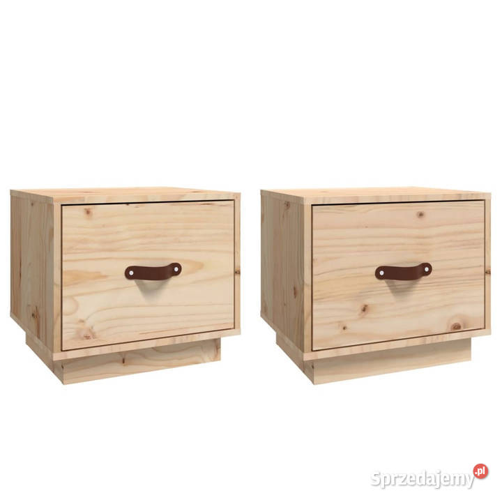 Szafki nocne 2 40x34x35 lite drewno sosnowe Warszawa