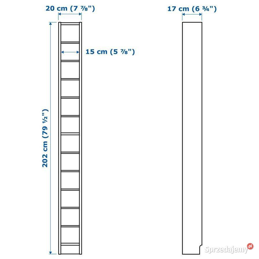 Regał CD Ikea Gnedby łódzkie