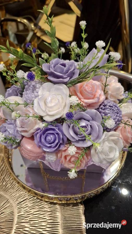 Piekny bukiet z mydła glicerynowego na prezent Warszawa
