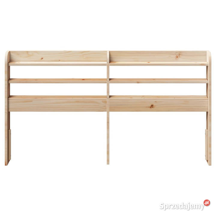 Wezgłowie do łóżka z półkami 140 lite drewno sprzedam