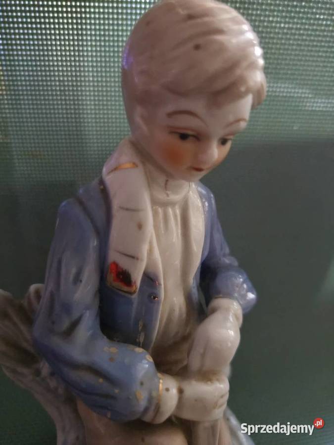 Porcelanowa figurka chłopca drwala leśniczego mazowieckie Warszawa sprzedam