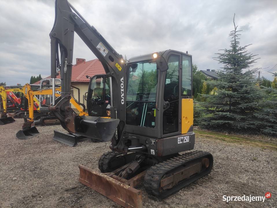 Minikoparka Volvo Ecr 25 D 2019r 1900 mtg waga Koparki Ryżki sprzedam