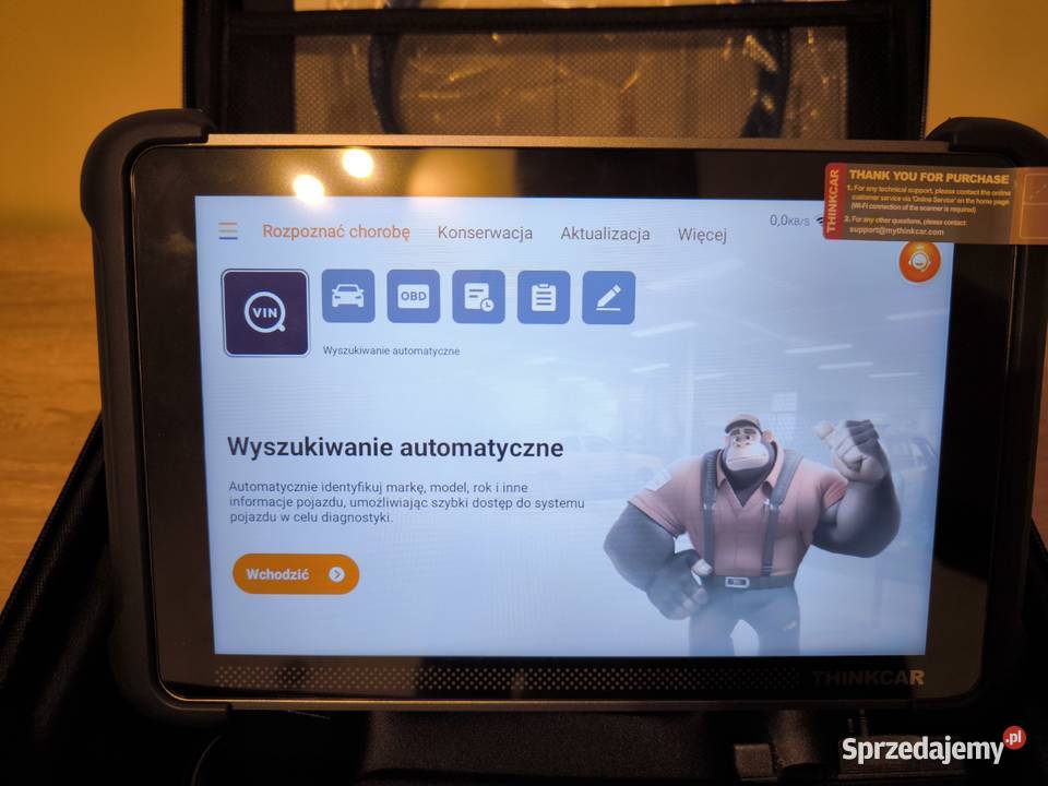 Tester Diagnostyczny THINKSCAN 689BT Dożywotnia Żyrardów sprzedam