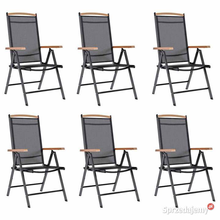 vidaXL Składane krzesła ogrodowe 6 SKU312187