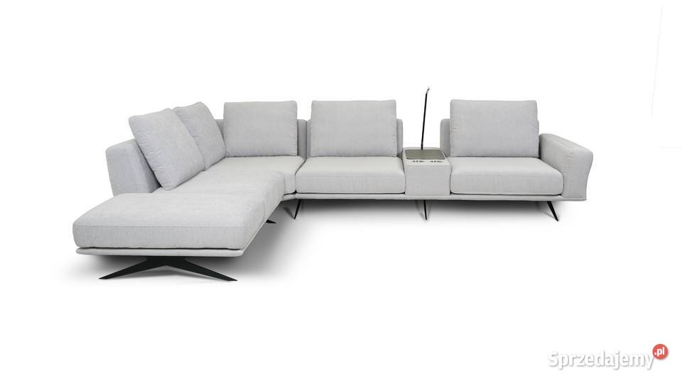 Narożnik Sines z barkiem w tkaninie DENVER 300 Woźniki sprzedam