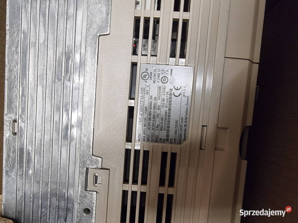 Yaskawa 75 kw dane na foto Kraśnik
