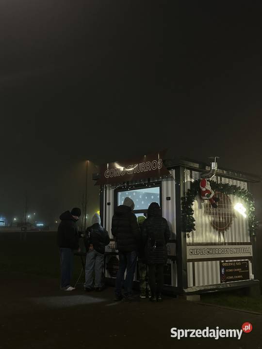 Gotowa do pracy budka gastronomiczna CHURROS