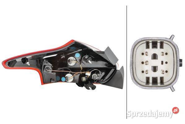 Ford Focus III 1418 Lampa tylna prawa LED osobowe Motoryzacja łódzkie sprzedam