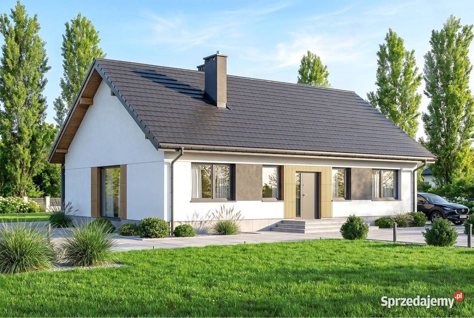 Dom wolnostojący z projektu Mokka 17 plus 1029m2 zachodniopomorskie Stargard sprzedam
