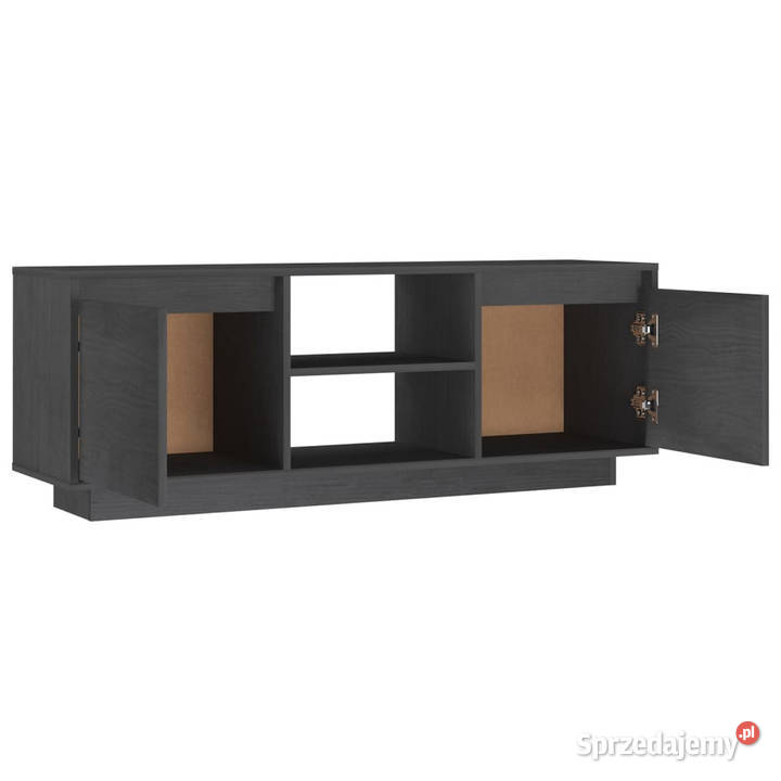 Szafka pod telewizor szara 110x30x40 lite drewno RTV Warszawa