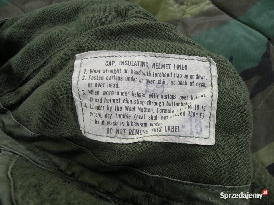 Podhełmówka us army olive 7 14 67r sprzedam