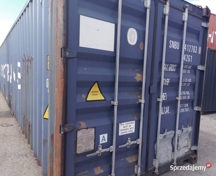 Sprzedam kontener magazynowy 40 DC 12m TANI podkarpackie Rzeszów