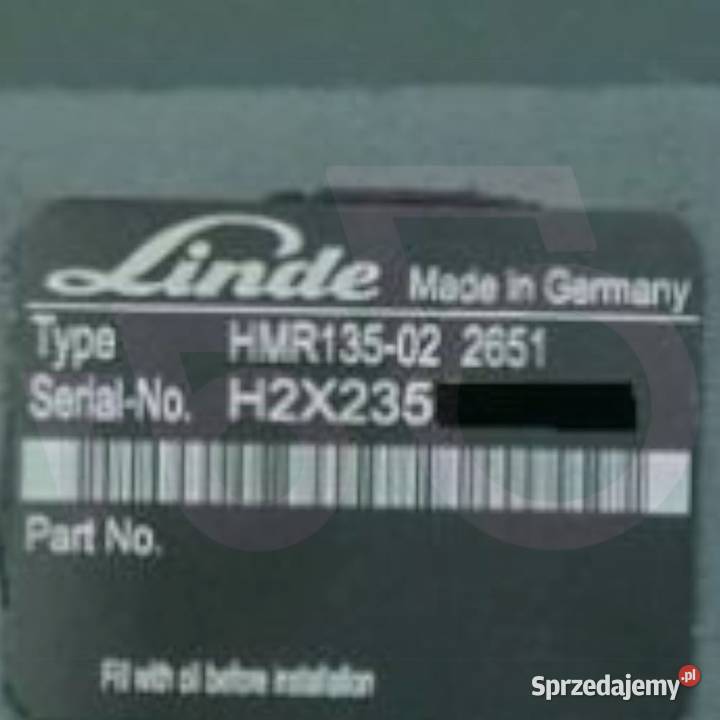 Silnik jazdy Linde HMR13502 Caterpillar M315 wielkopolskie