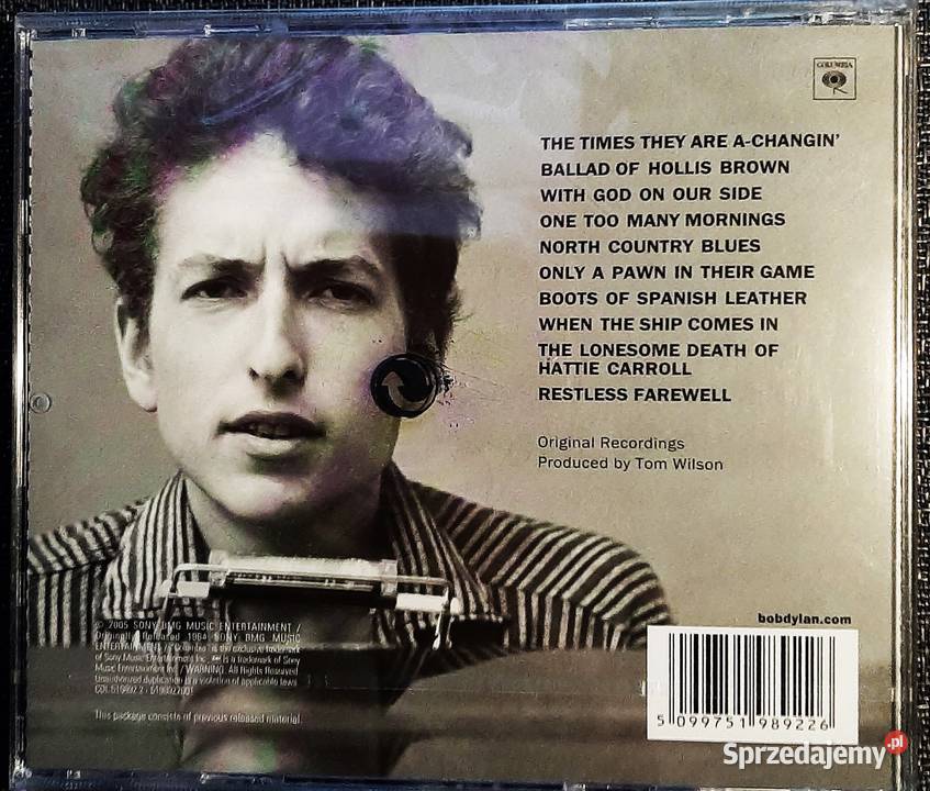 Album CD BOB DYLAN Album Times They Are Changin śląskie Katowice