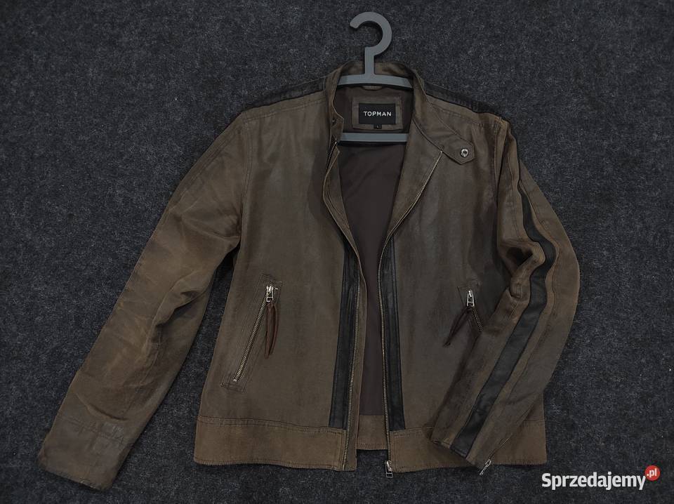 Topman kurtka brązowa zapinana rozmiar L Kurtki i płaszcze Lublin