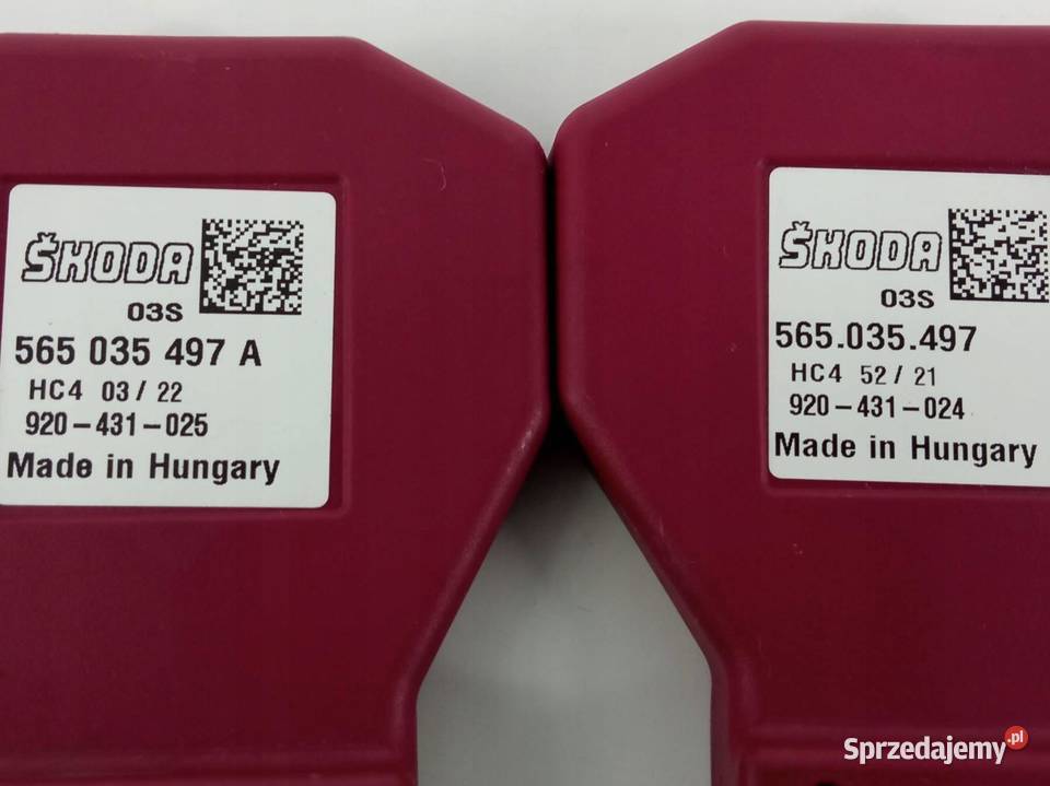 WZMACNIACZ KOMPLET 565035497A 565035497 Skoda świętokrzyskie