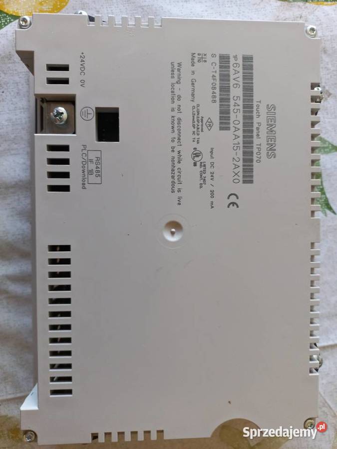 Siemens Touch panel TP070 Elektronika sprzedam