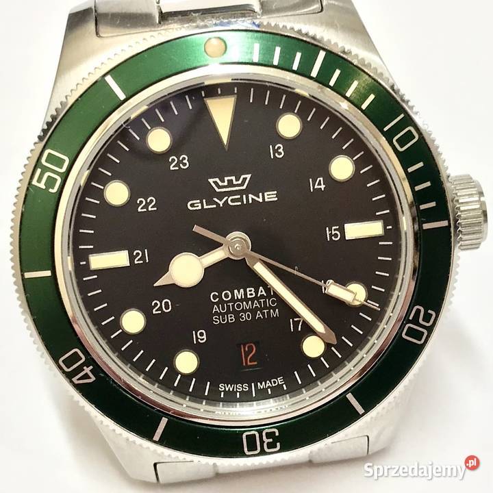 GLYCINE GL0404 Combat SUB Zegarek męski AUTOMAT Warszawa sprzedam