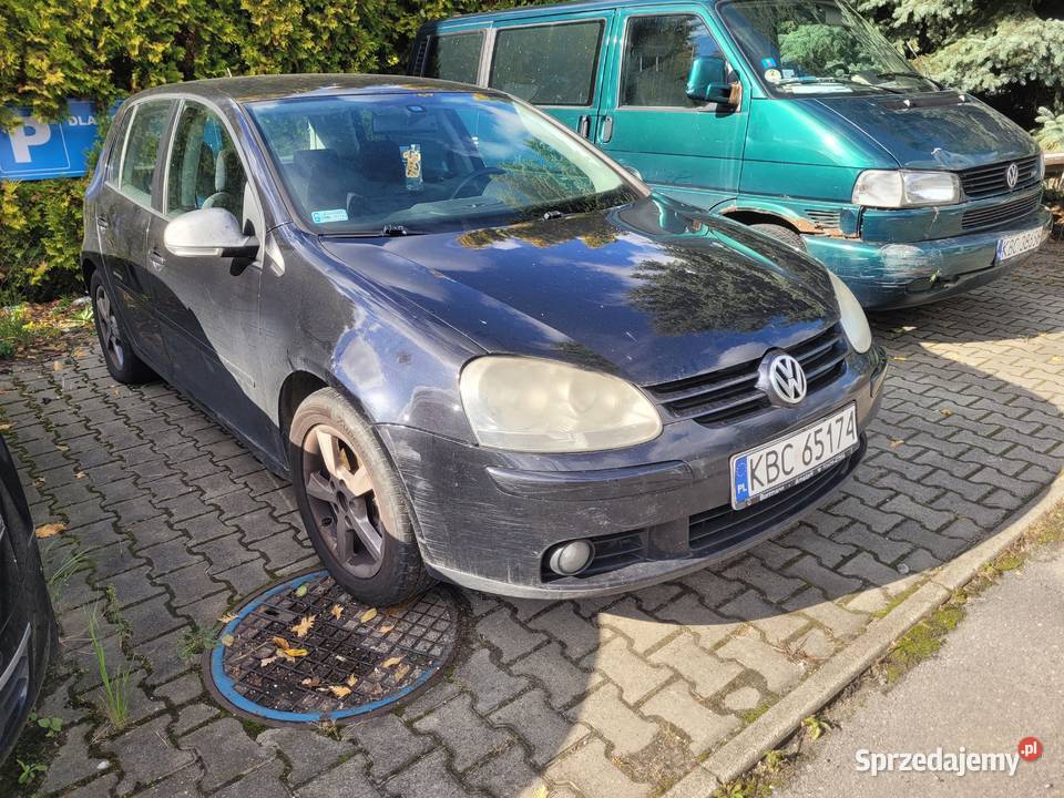 Uszkodzony VW Golf V 2008 małopolskie Bochnia