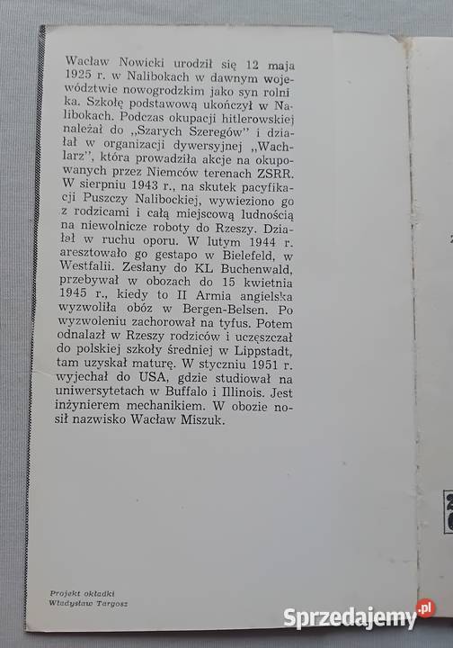 Wacław Nowicki Żywe echa Wyd Literackie 1978 r Koźminek
