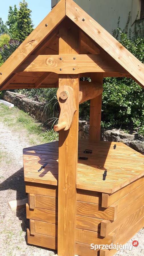 Studnia ogrodowa drewniana Mega solidna sprzedam