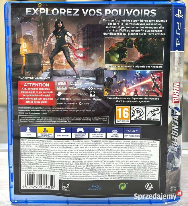 Gra 4 Marvel Avengers