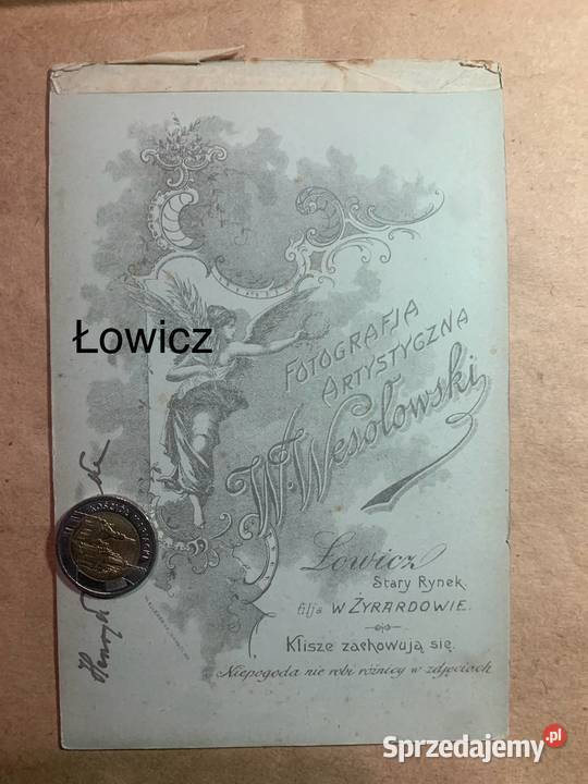 Łowicz porter Zdjęcie antyk