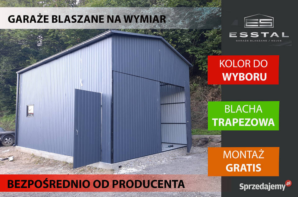 Konstrukcja Stalowa Magazyn Garaż Blaszany Wiata Tczew