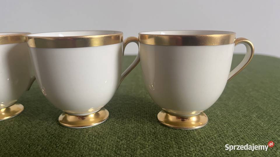Filiżanki Furstenberg model Księżna w kolorze Porcelana i szkło małopolskie Nowy Sącz