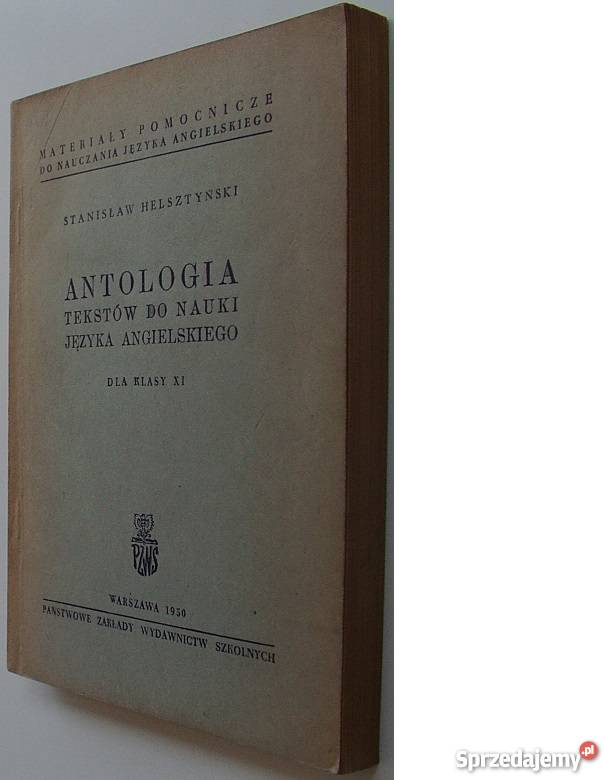 Antologia tekstów do nauki języka angielskiego Książki do nauki języka obcego Goleniów