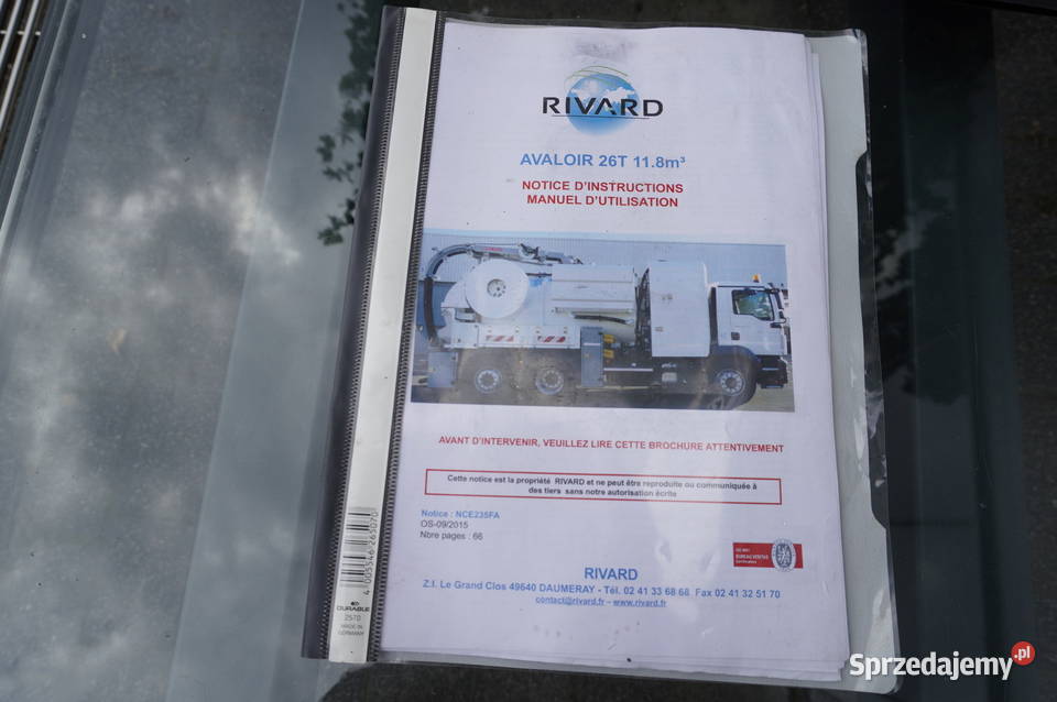 MAN TGM 26340 E6 Beczka asenizacyjna Rivard 118 340KM