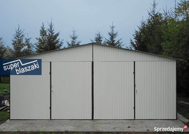 Garaże blaszane 6x5 podwójne blaszaki dwuspady Radomsko sprzedam