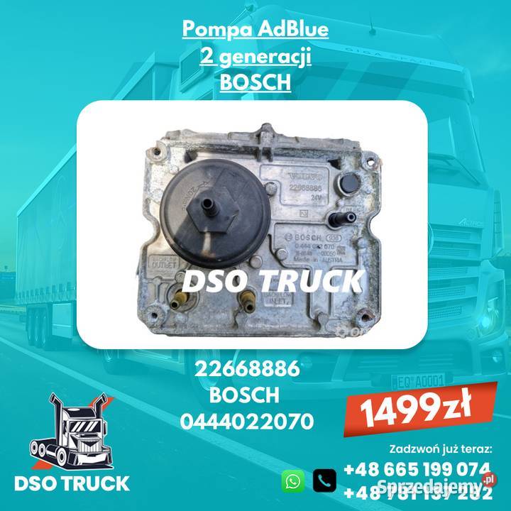 Pompa Adblue Modul 22668886 BOSCH 0444022070 Zawichost