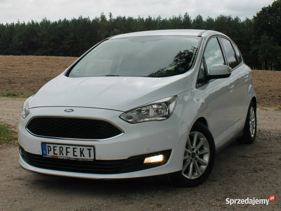 Ford C 10 Benzyna 125 NAVI Grzane FOTELE światła do jazdy dziennej pomorskie