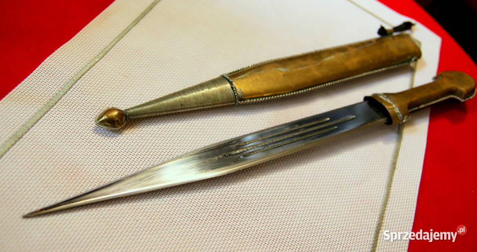 Oryginalny kindżał kamakaukaski ostry sztylet XX sprzedam